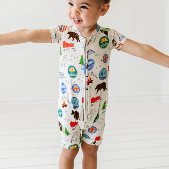 Little Sleepies Great Outdoors Romper 12-18 - Picture 3 of 6